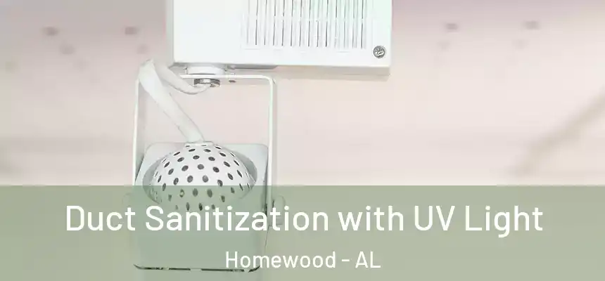 Duct Sanitization with UV Light Homewood - AL